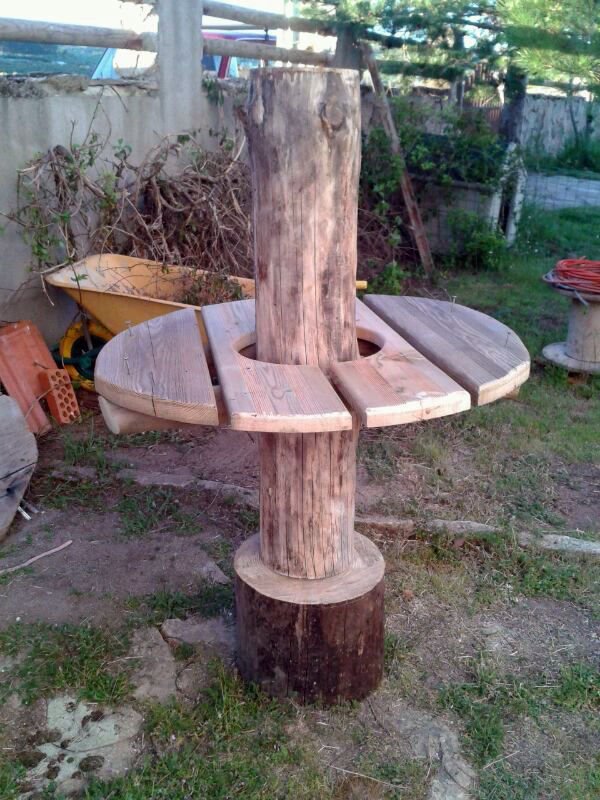 Mesa de madera autoclave