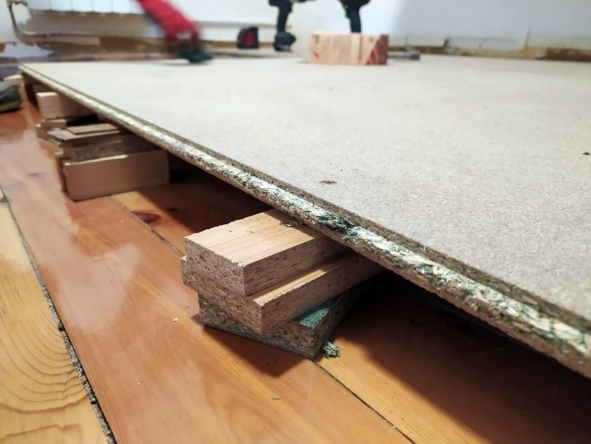 Tablero de aglomerado machihembrado