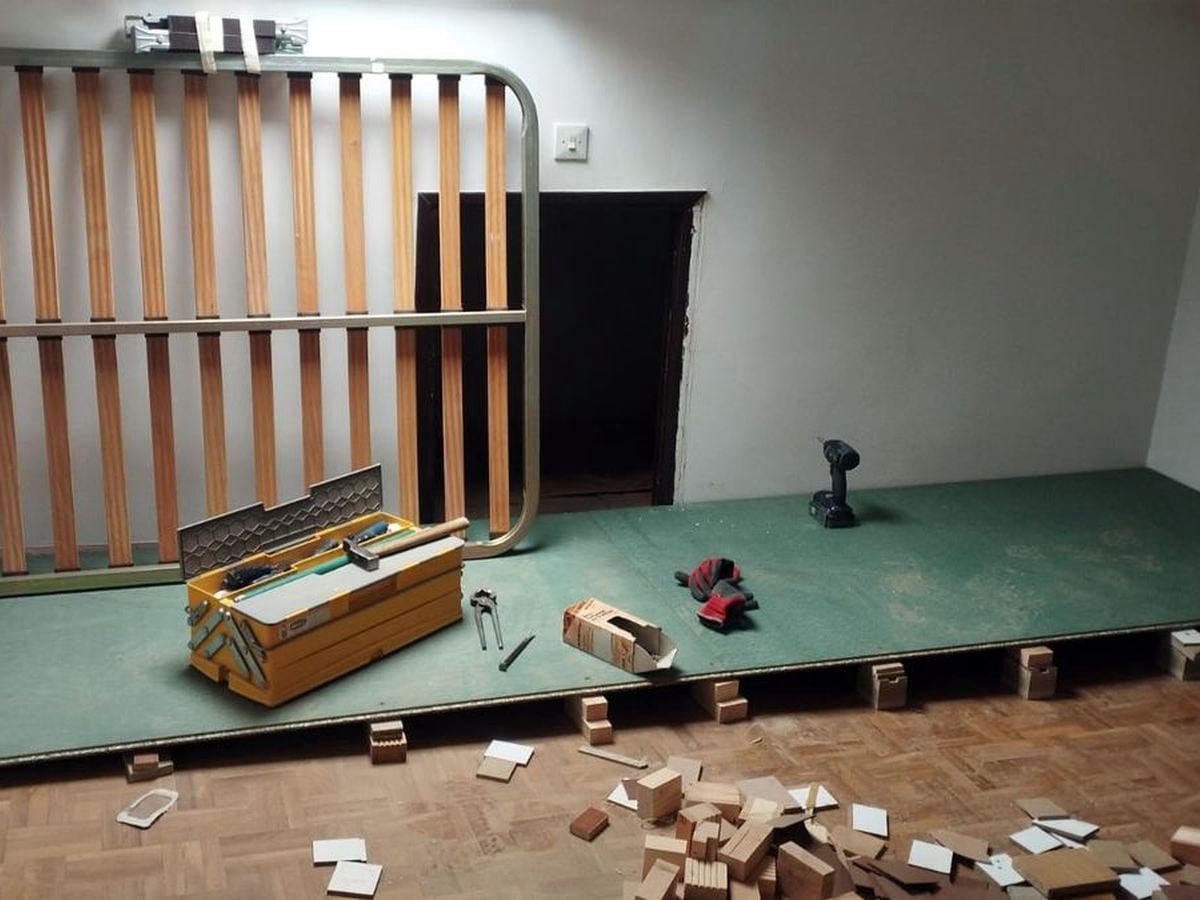 El suelo queda a nivel perfecto