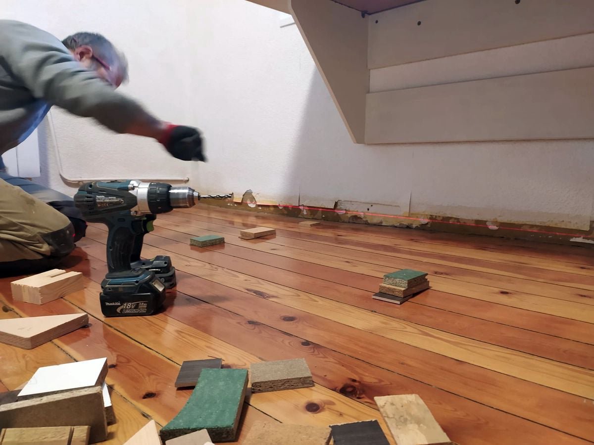 Nivelado mediante trazado laser